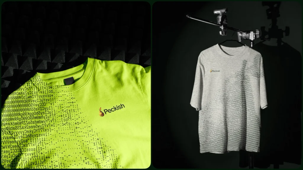 peckish project shot, t-shirt